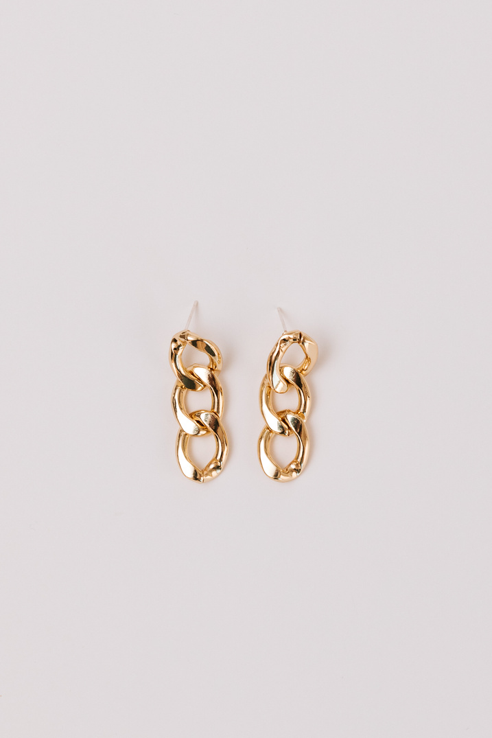 Gold Jewelry on White Background