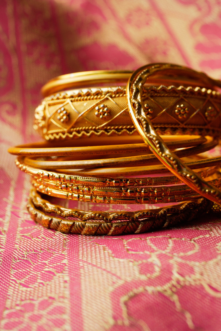 Gold Indian Bangles