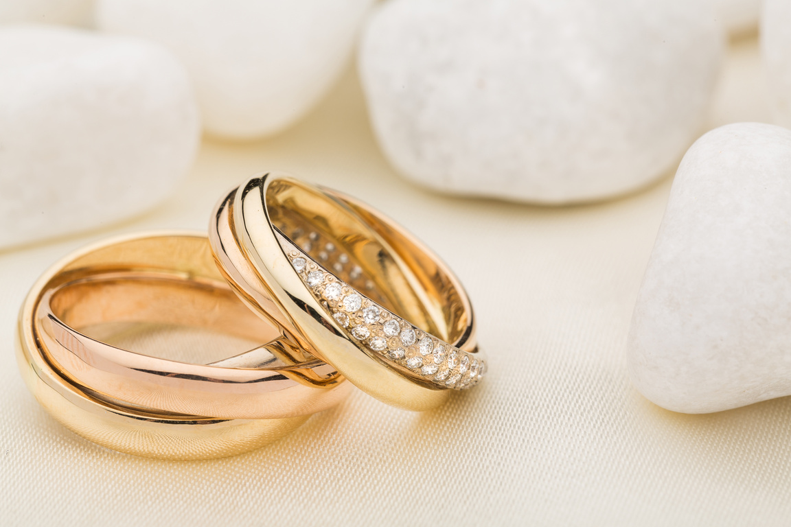 Wedding Rings with Stones